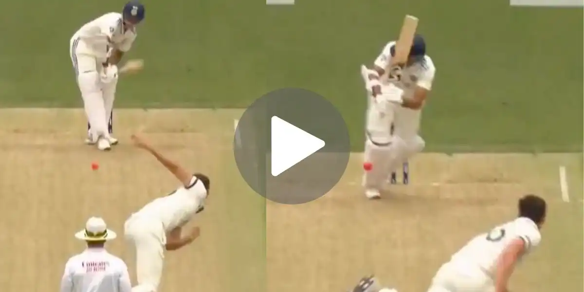 [Watch] Jaiswal Goes For Golden Duck On 1st Ball Of 2nd Test; Starc's Fiery Reply To Sledging
